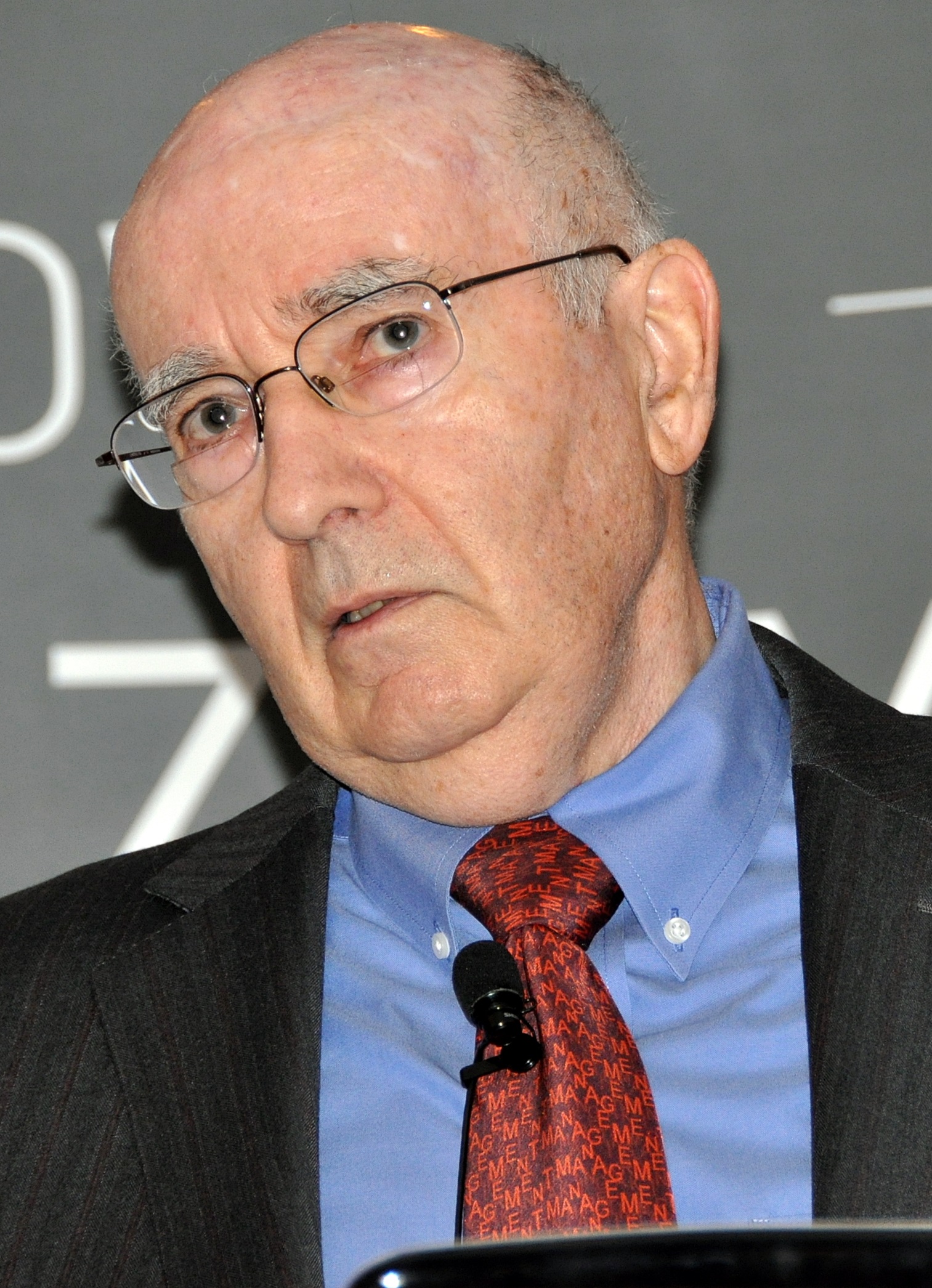 Philip Kotler speaking at an event